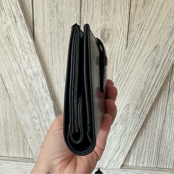 90s Vintage COACH Tri-fold Leather Waller - Picture 5 of 9